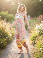 Summer Drizzle Dungarees Jumpsuit