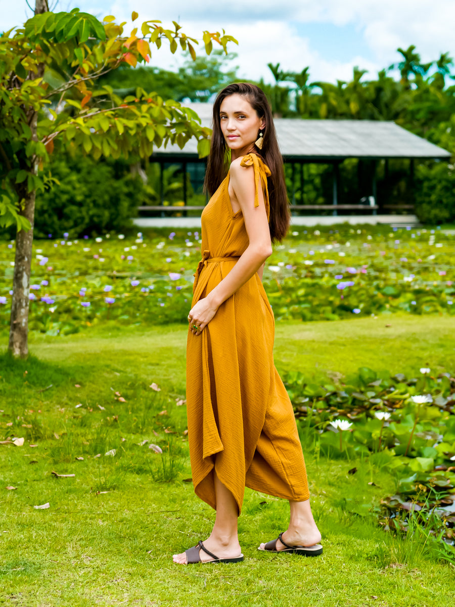 Ischia Jumpsuit | Double Gauze