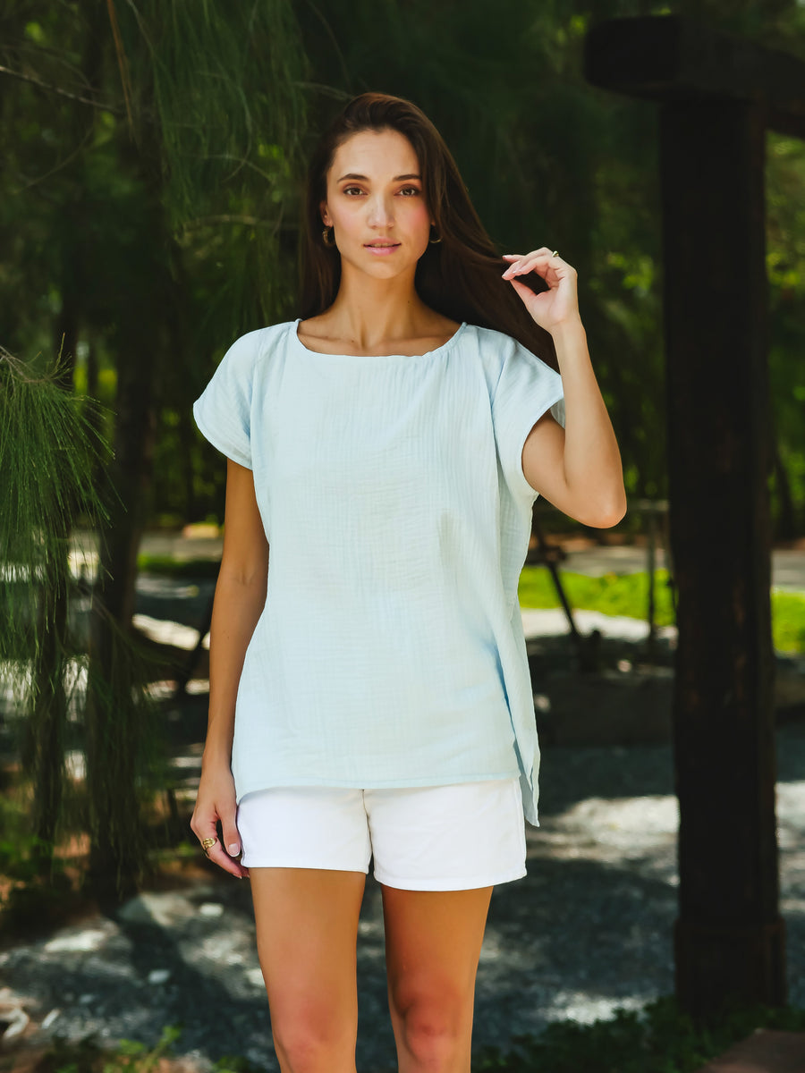 The Kaia Top | Double Gauze