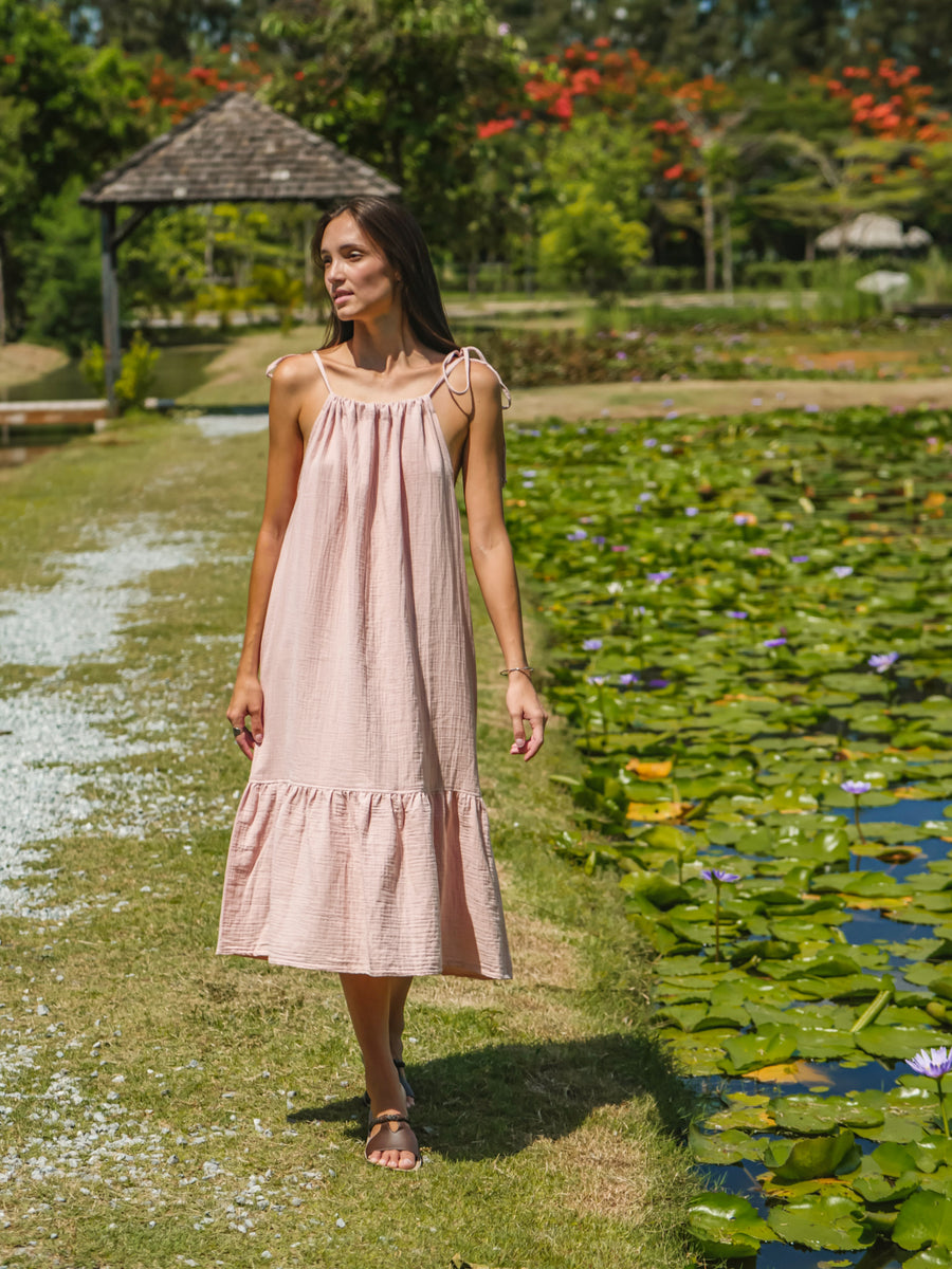 The Blush Dress | Double Gauze