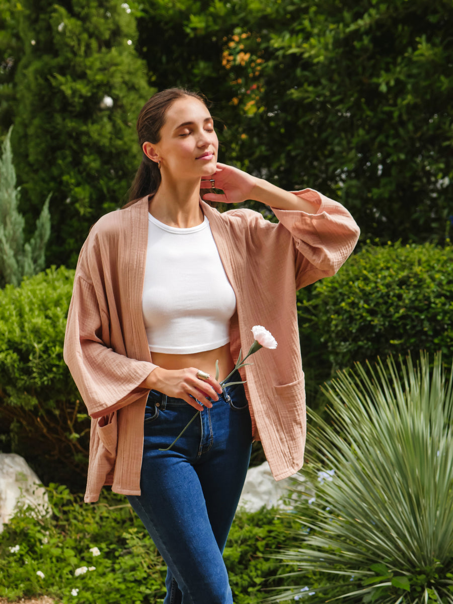 The Colette Cardigan | Double Gauze