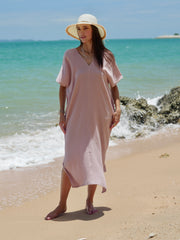Rosewater Kaftan Dress