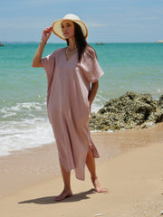 Rosewater Kaftan Dress
