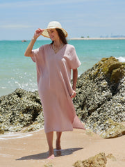 Rosewater Kaftan Dress