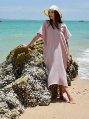 Rosewater Kaftan Dress