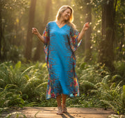 Ocean Bloom Kaftan