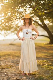 Cloud Drift Maxi Gauze Skirt