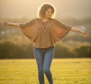 Sagewood Organic Raw Cotton Gauze Blouse | Boho Minimalist