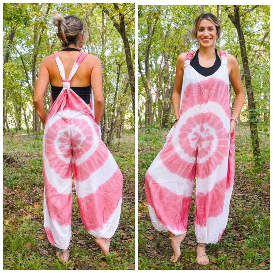 Festival Bliss Racerback Dungarees Jumpsuit Romper