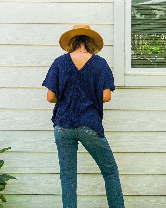 The Marina Top | Cotton Gauze