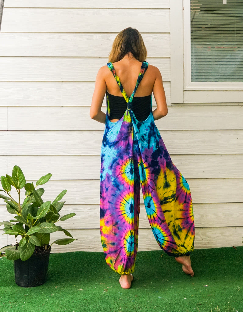 Mandala Eyes Dungarees Jumpsuit