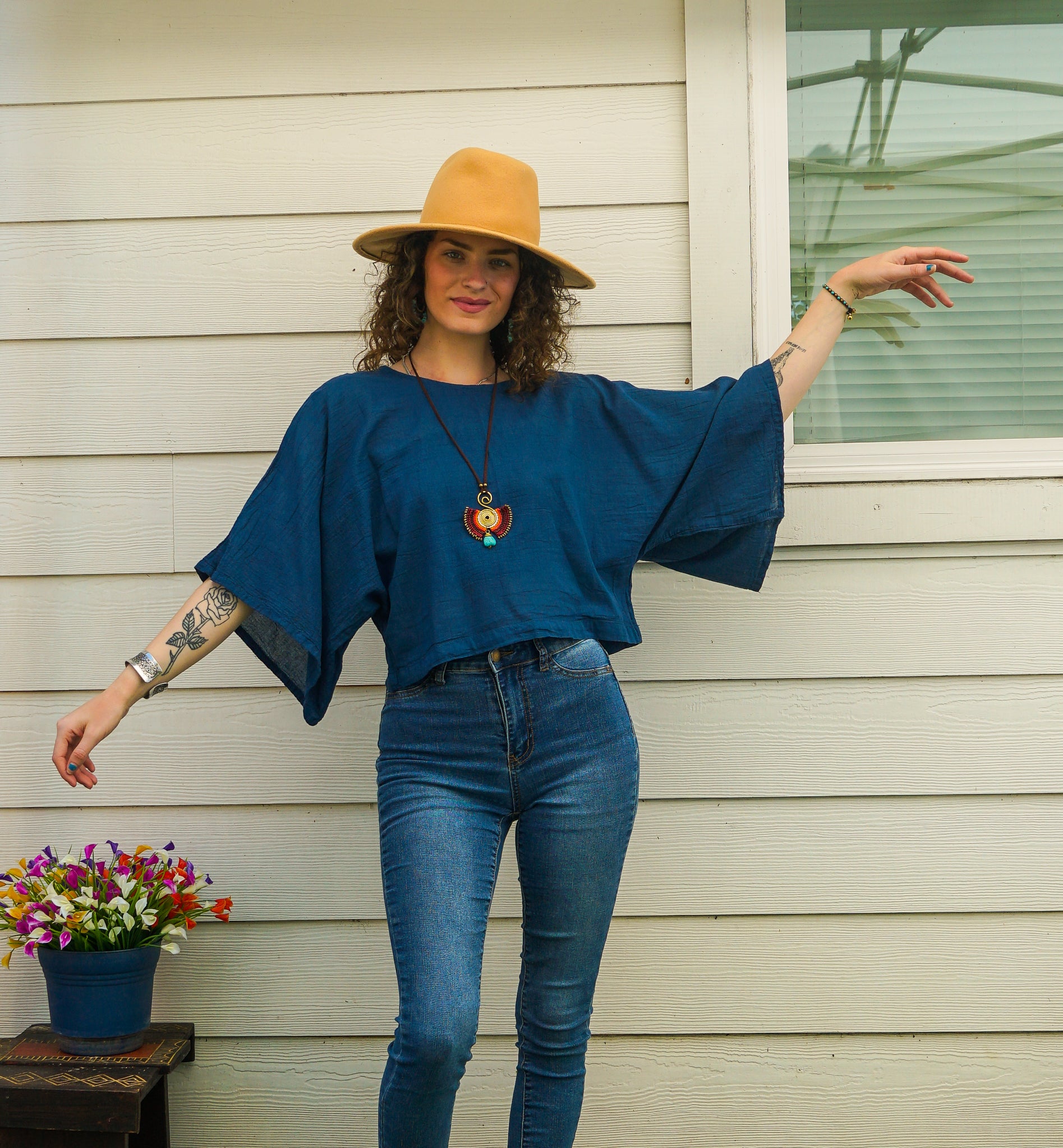 The Isla Top | Cotton Gauze