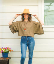 The Tawny Top | Cotton Gauze