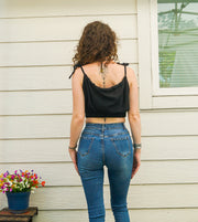Double Gauze Crop Cami