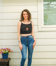 Double Gauze Crop Cami