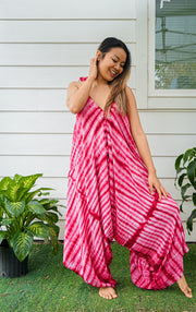 Crimson Waves Jumpsuit