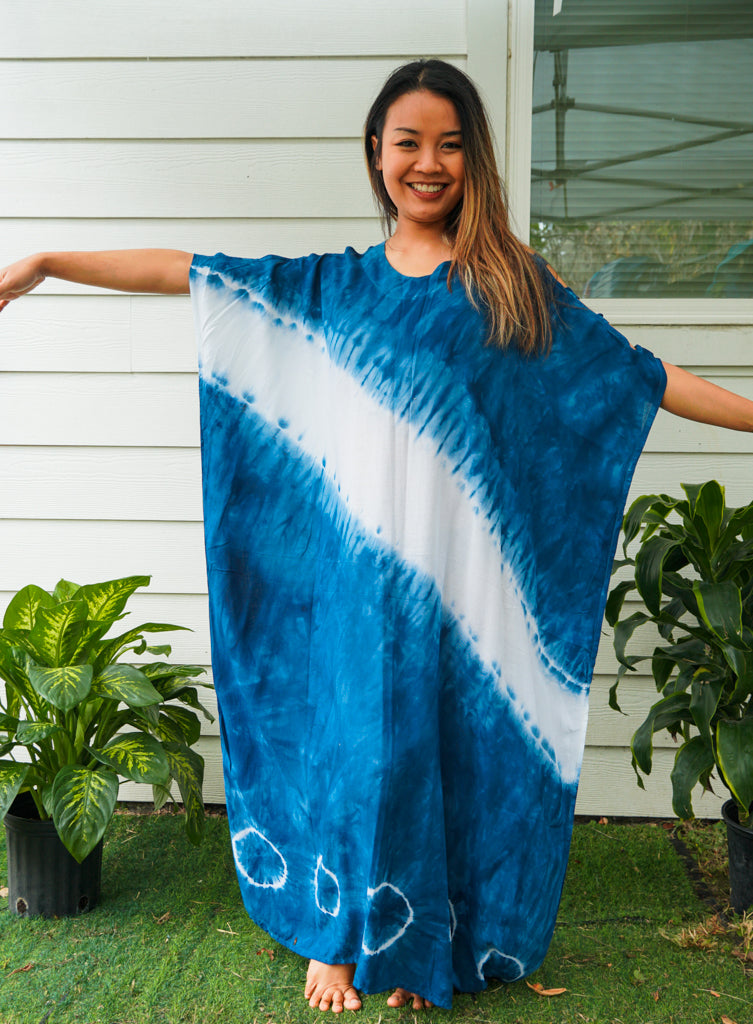 Tidal Harmony Tie Dye Kaftan