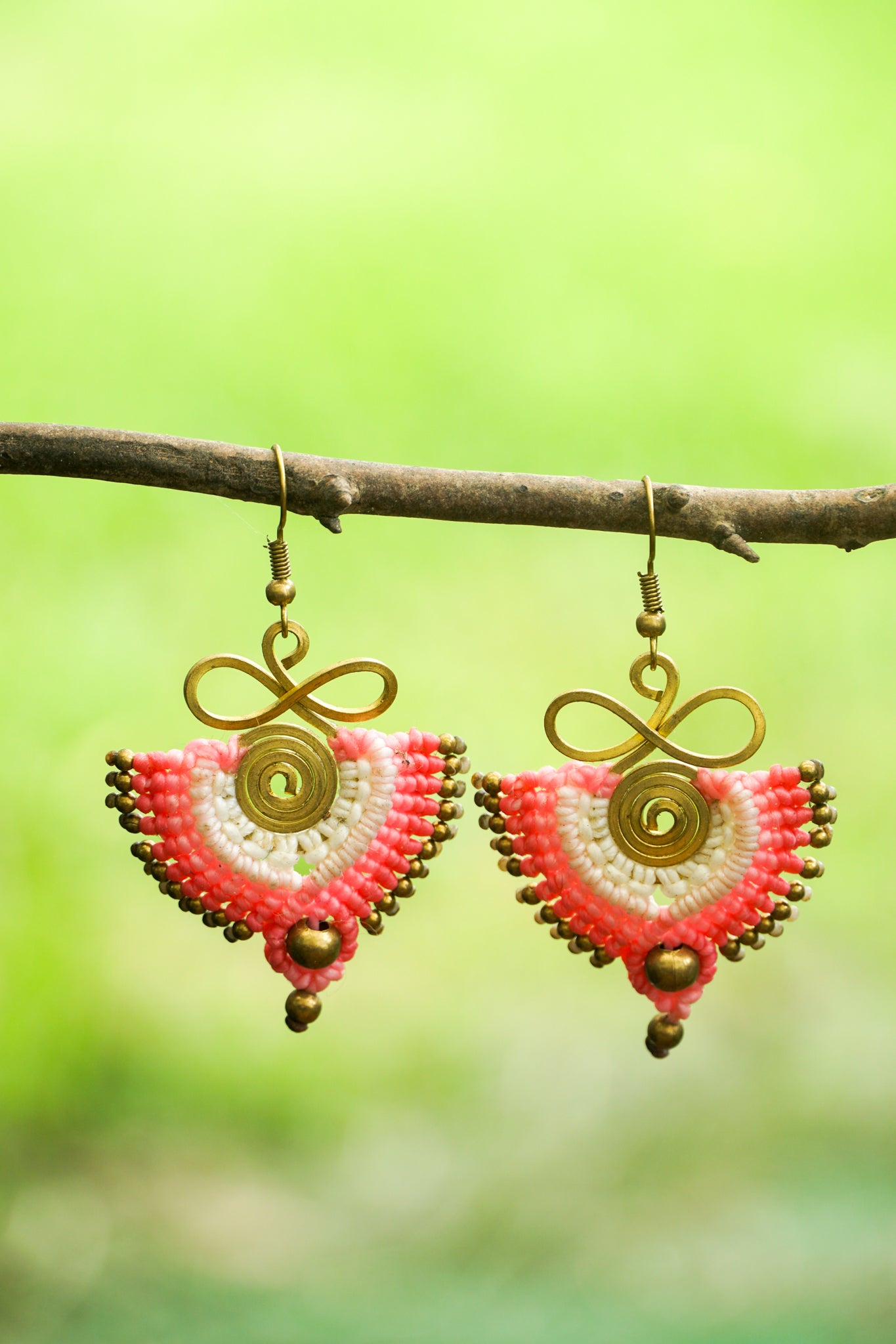 Desert Bloom Micro Macrame Boho Earrings