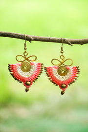 Desert Bloom Micro Macrame Boho Earrings