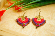 Bohemian Aura Micro Macrame Boho Earrings