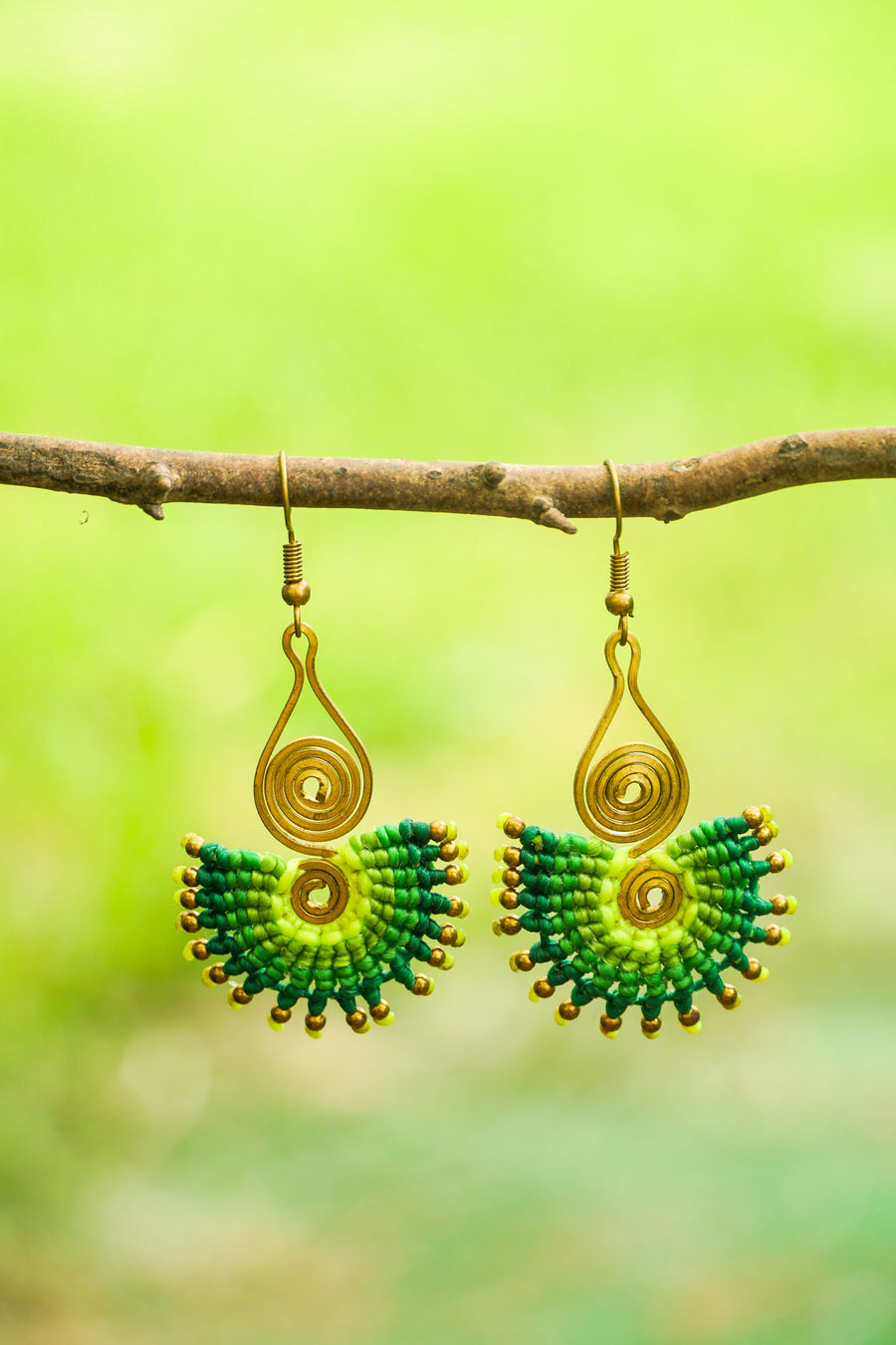 Boho Bliss Micro Macrame Boho Earrings