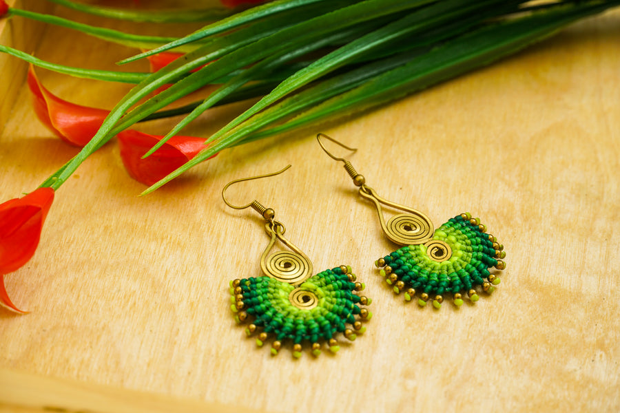Boho Bliss Micro Macrame Boho Earrings