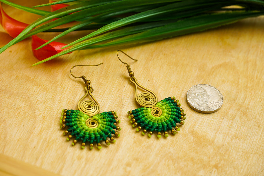 Boho Bliss Micro Macrame Boho Earrings