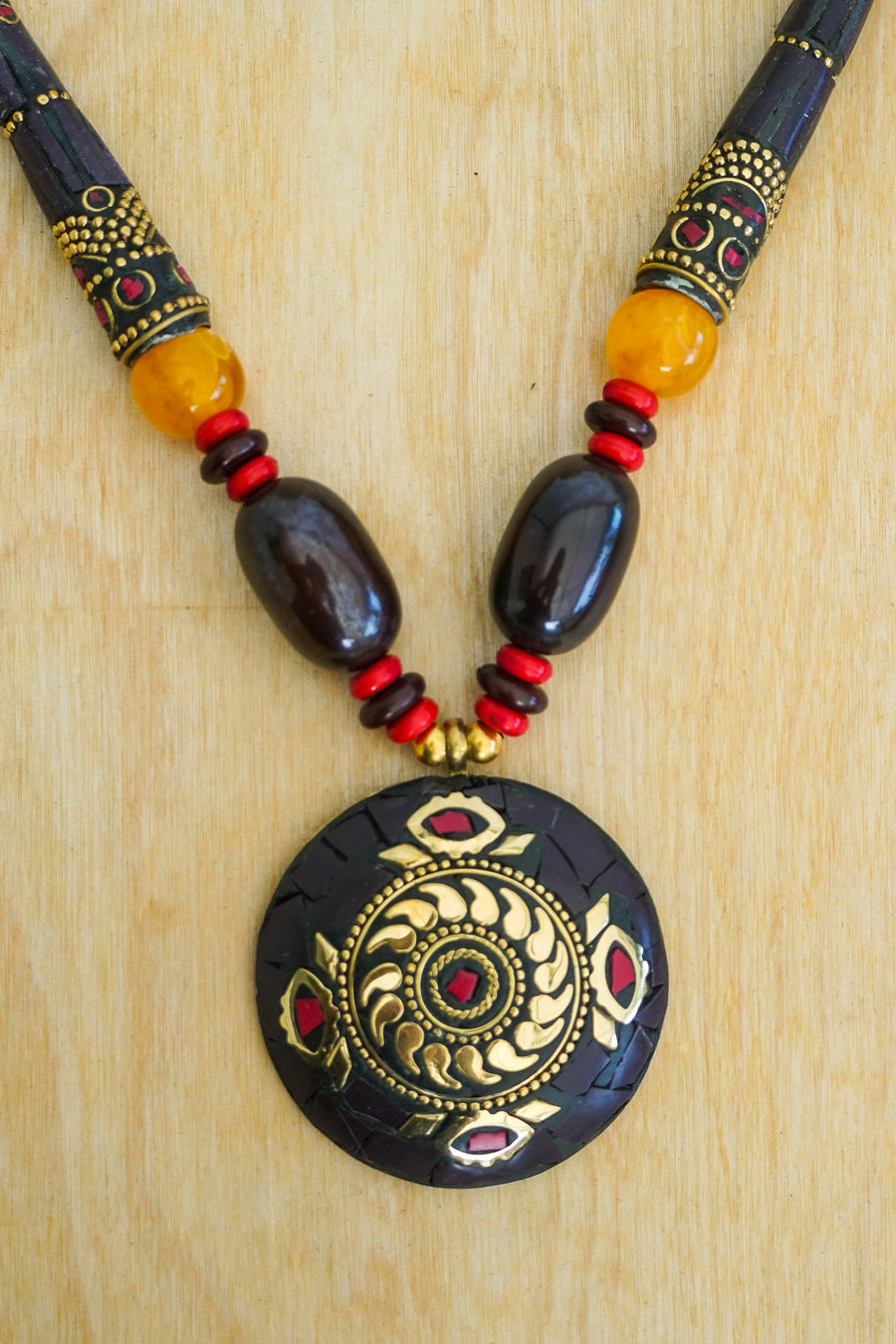 Boho Statement Pendant Necklace