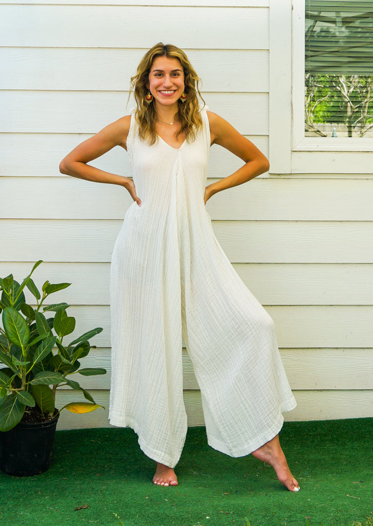 The Cloudlight Jumpsuit | Double Gauze