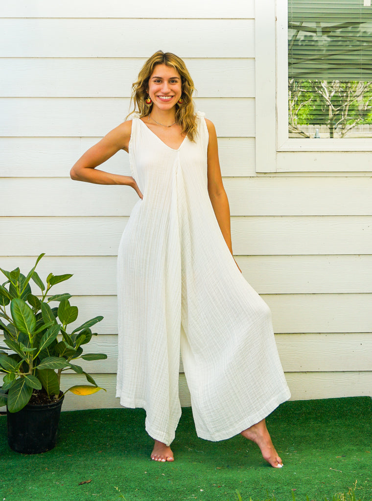 The Cloudlight Jumpsuit | Double Gauze