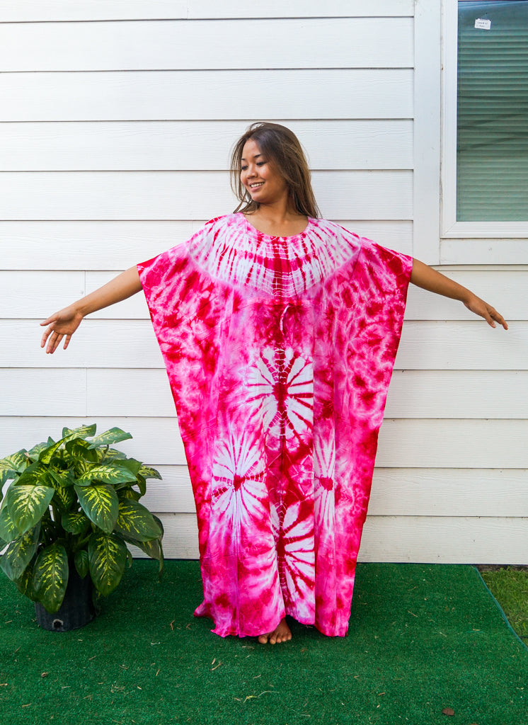 Crimson Waves Kaftan