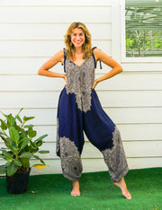 Blue Lotus Boho Jumpsuit