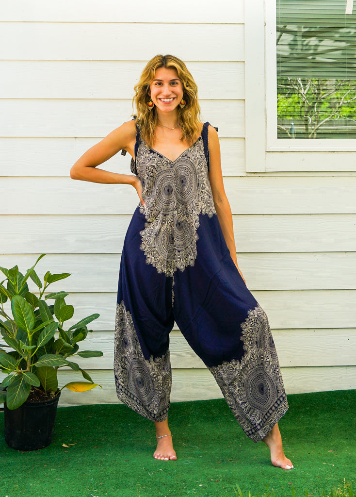 Blue Lotus Boho Jumpsuit