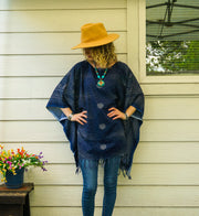Midnight Moon Tunic Boho Kaftan Blouse