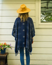 Midnight Moon Tunic Boho Kaftan Blouse
