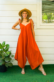 Terra Flow Cotton Gauze Jumpsuit