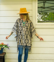 Desert Sage Tunic Boho Kaftan Blouse