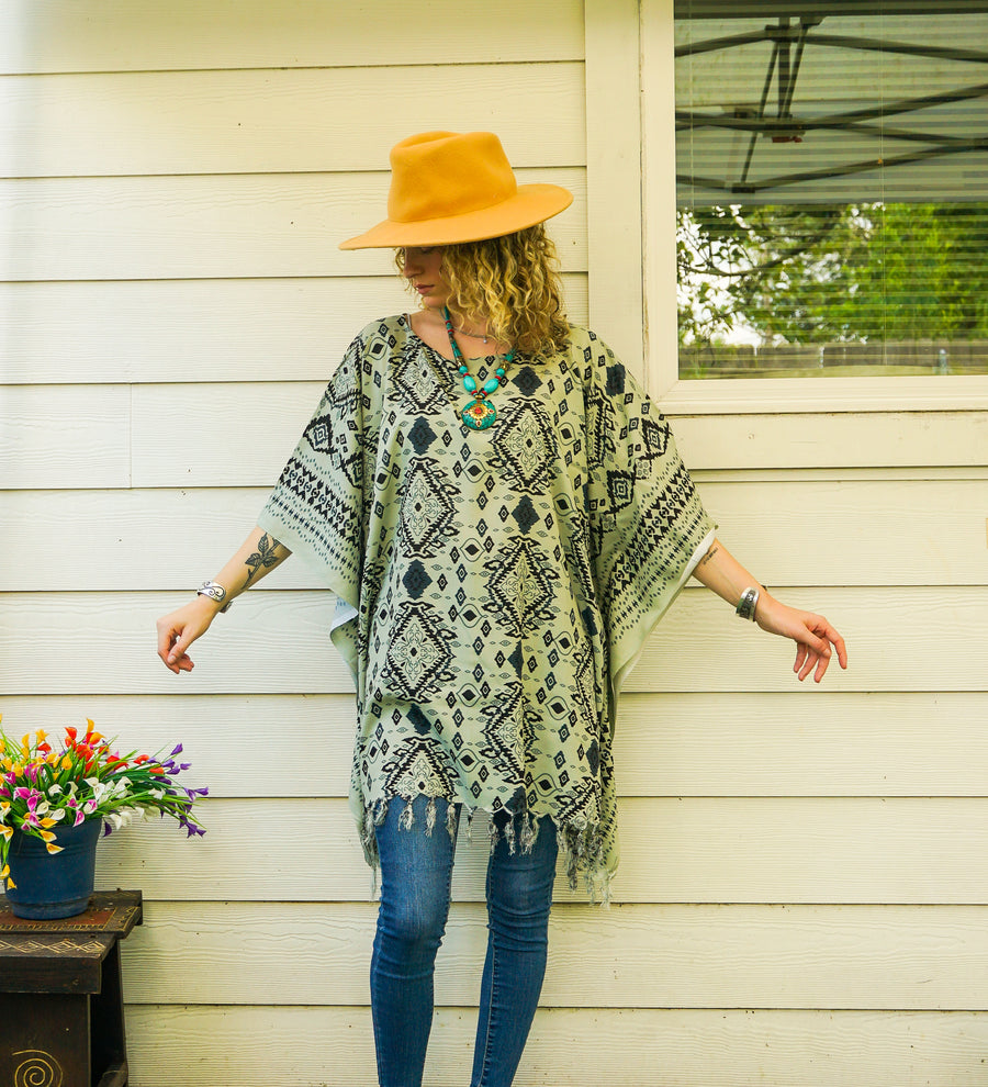 Desert Sands Tunic Boho Kaftan Blouse