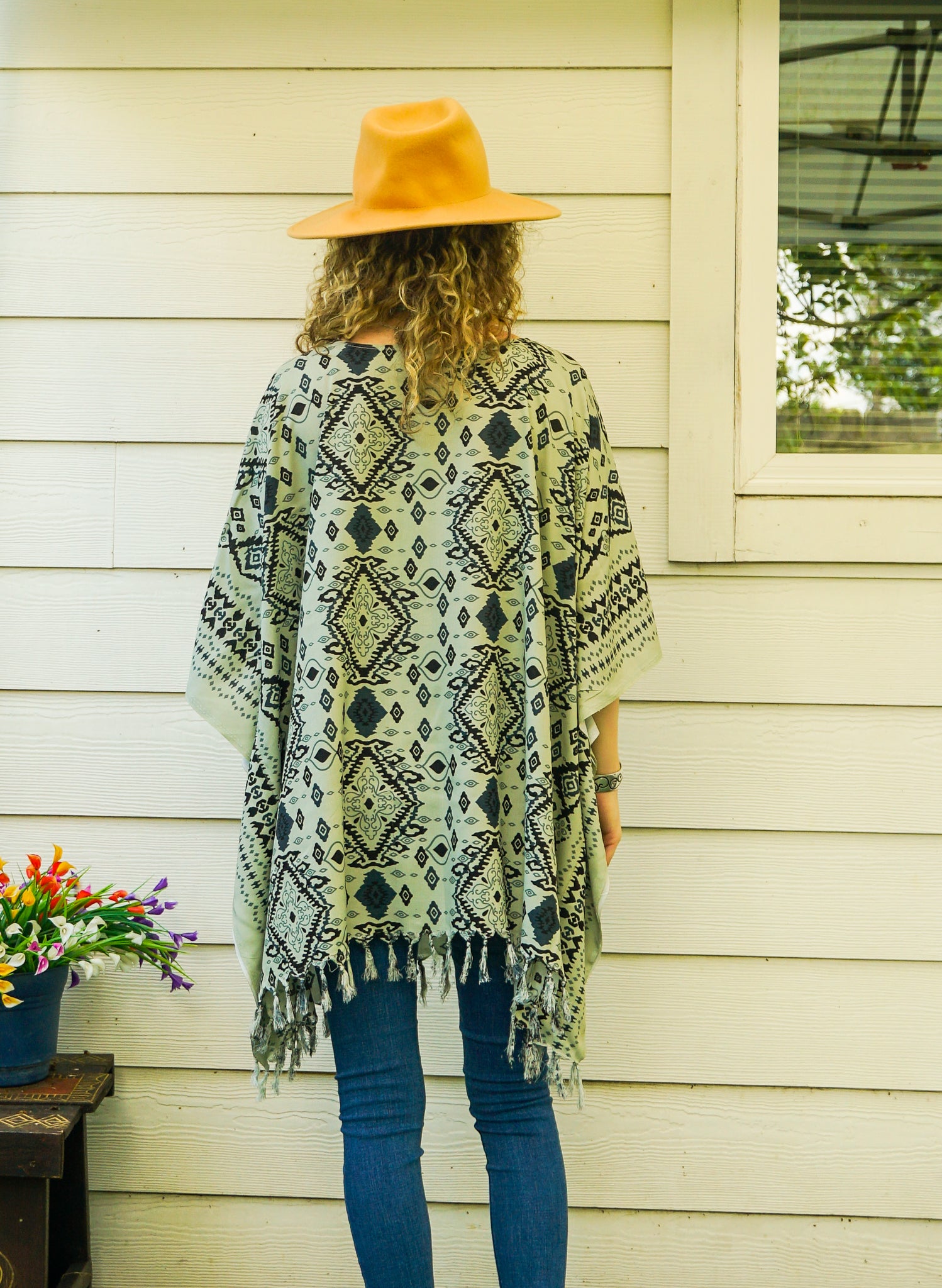 Desert Sands Tunic Boho Kaftan Blouse
