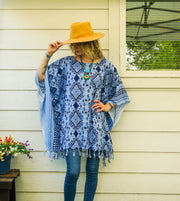 Desert Sky Tunic Boho Kaftan Blouse