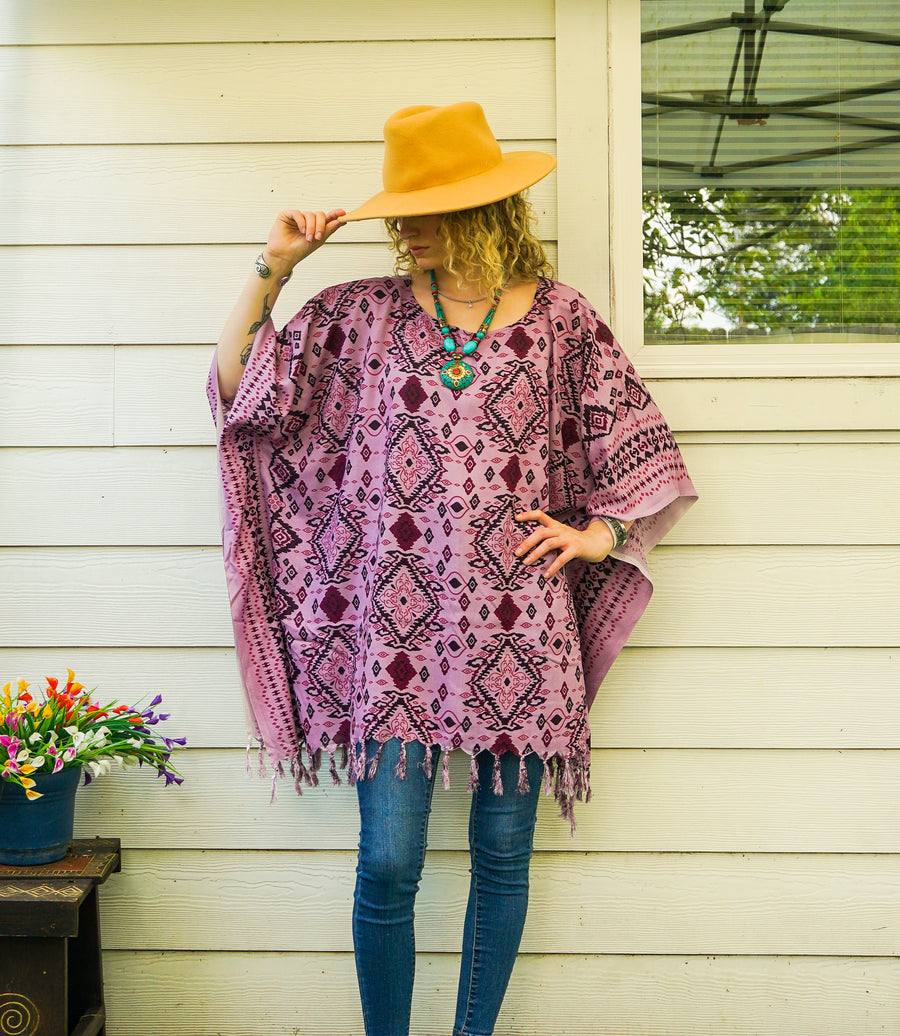Desert Rose Tunic Boho Kaftan Blouse