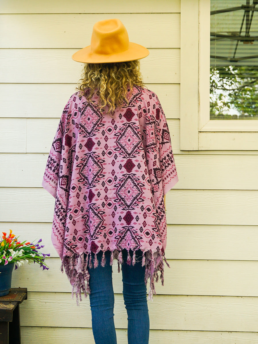 Desert Rose Tunic Boho Kaftan Blouse
