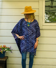 Blue Earth Kaftan Blouse
