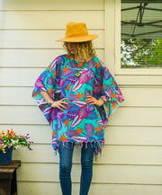 Bird of Paradise Tunic Boho Kaftan Blouse