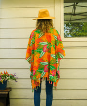 Island Bird of Paradise Tunic Boho Kaftan Blouse
