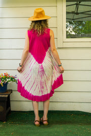 Sunburst Bloom Hand Painted Dress