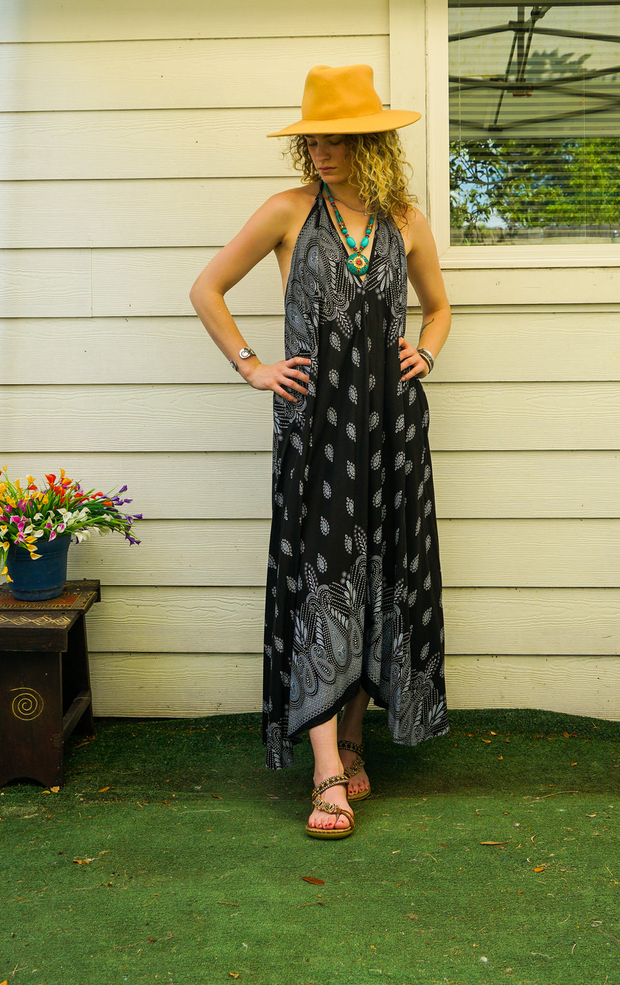 Selene Goddess Maxi Dress