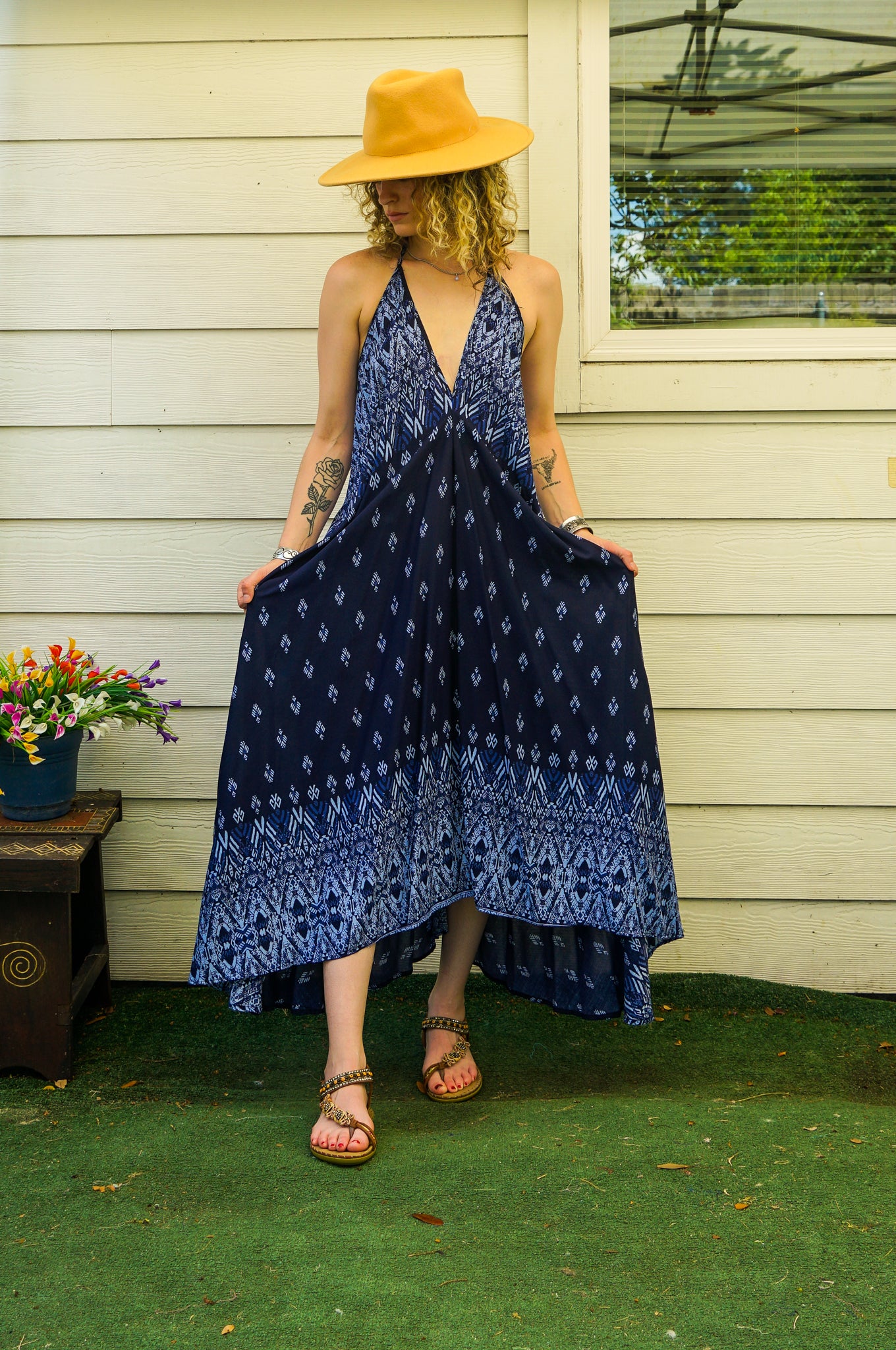 Indigo Moonflow Maxi Dress