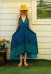 Ocean Muse Goddess Maxi Dress