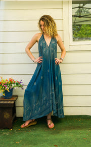 Celestial Tide Maxi Dress